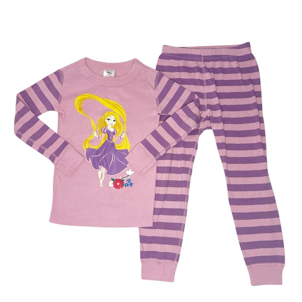 Hanna Andersson x Disney Rapunzel Long John Pajama Set Size 100cm (4)